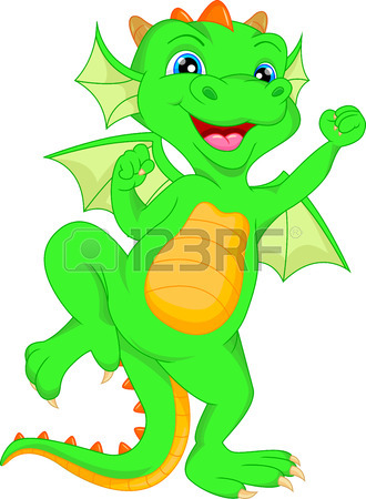330x450 Cartoon Illustration Of A Baby Dinosaur Hatching Royalty Free