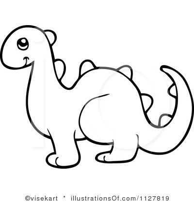 400x420 Clipart Outline Of Dinosaur