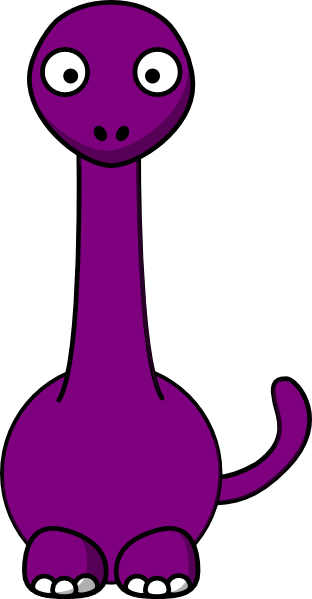312x599 Purple Baby Dinosaur Clip Art
