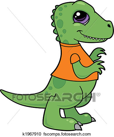 391x470 Clipart Of Tyrannosaurus Rex Baby K1967910