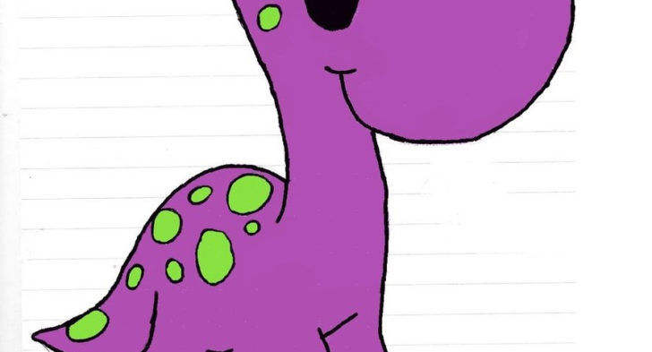 728x393 Cute Animated Dinosaurs Baby Dino Drawing Baby Dinosaur Cartoon