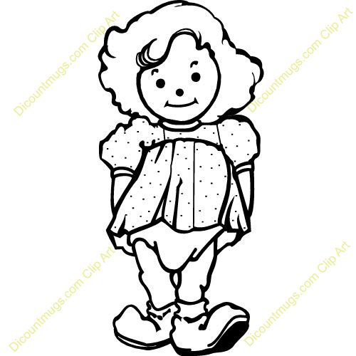 500x500 Drawing Clipart Doll