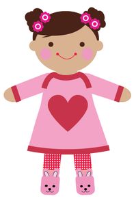 199x300 Dolls Clipart