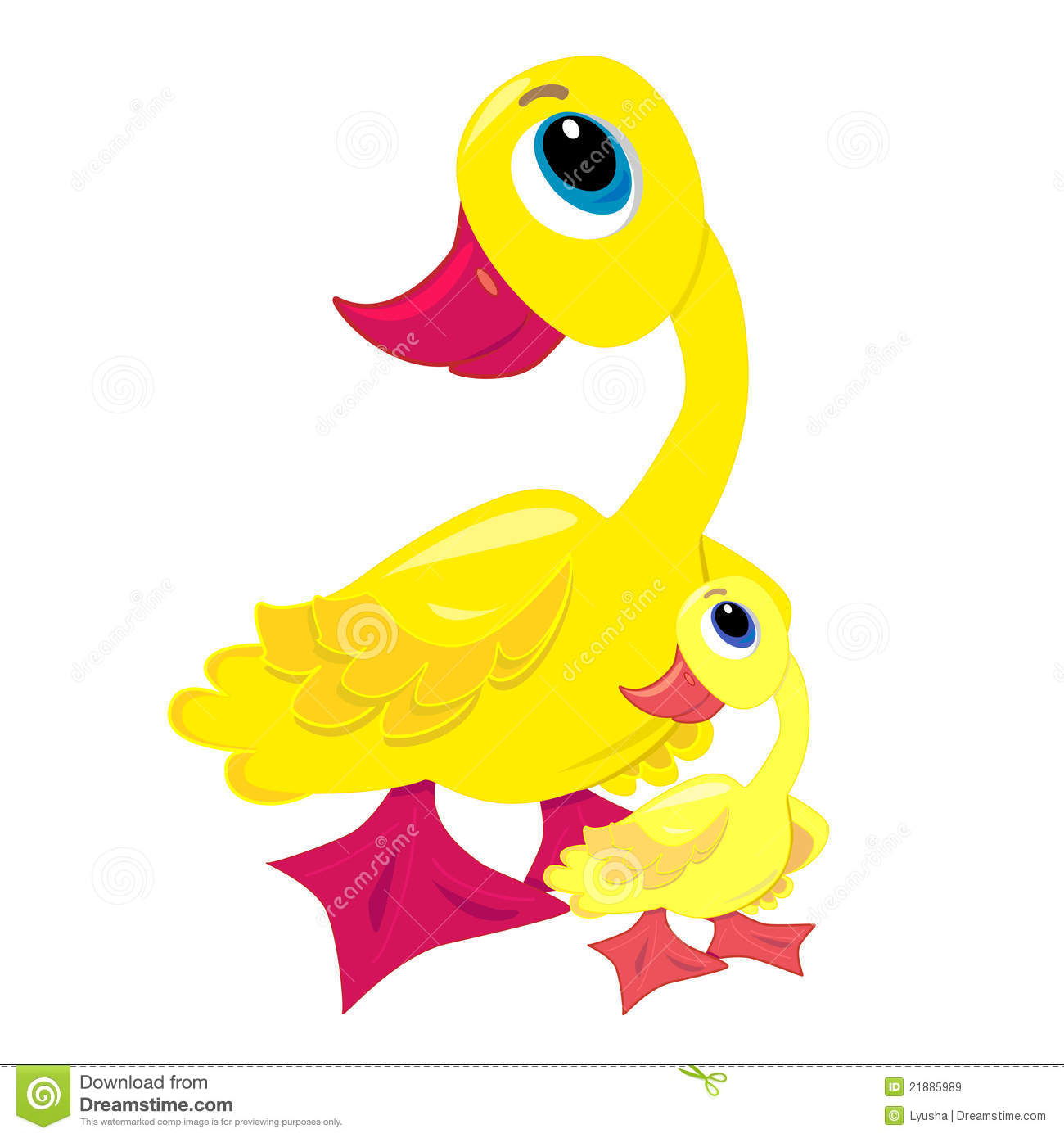 1300x1390 Duck Clipart Mother And Baby