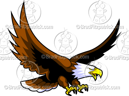 432x324 Flying Eagle Clipart 101 Clip Art