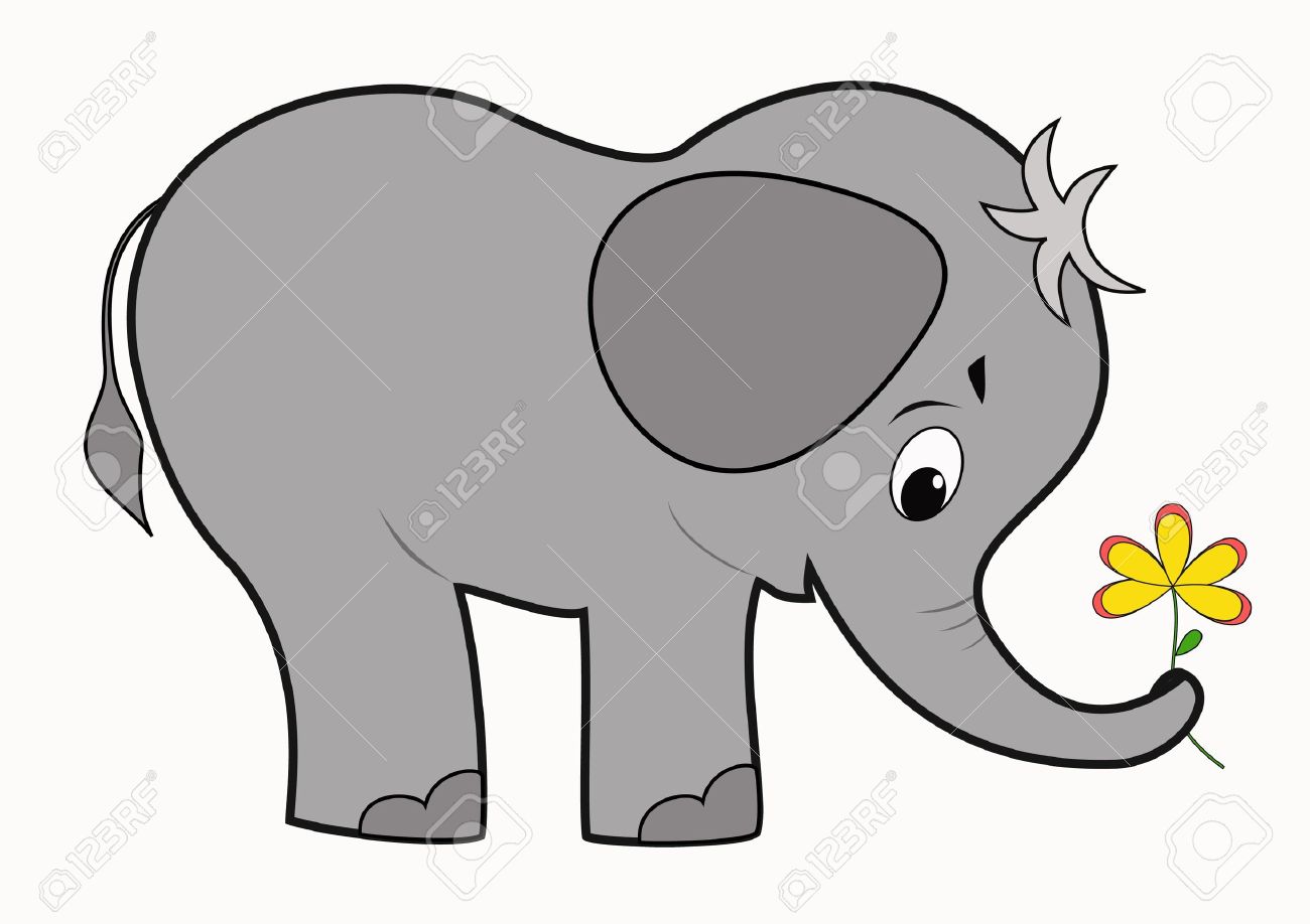 1300x918 Asian Elephant Clipart Baby Elephant