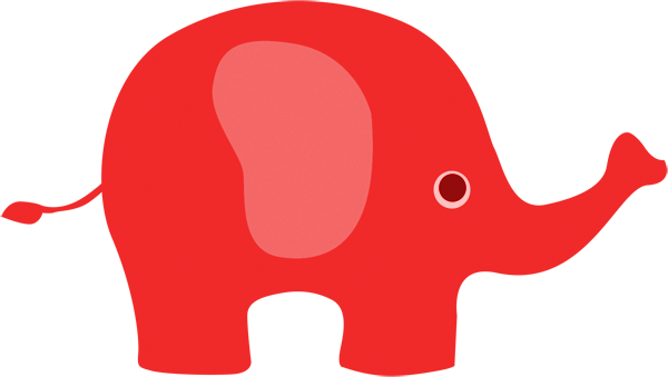 600x339 Red Clipart Baby Elephant