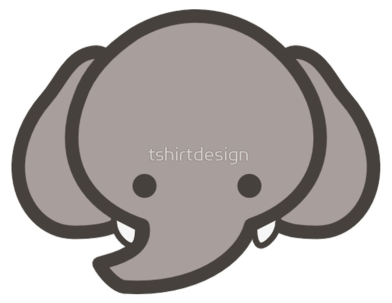 800x619 Baby Elephant Head Clipart Black And White
