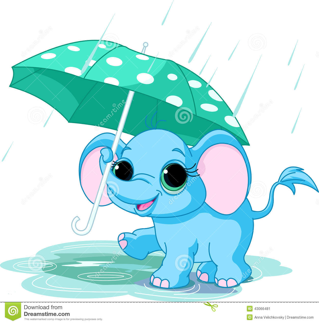 1300x1319 Umbrella Clipart Baby Elephant