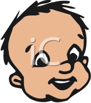 307x350 Smiling Baby Face