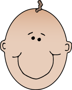 240x297 Baby Face Clip Art