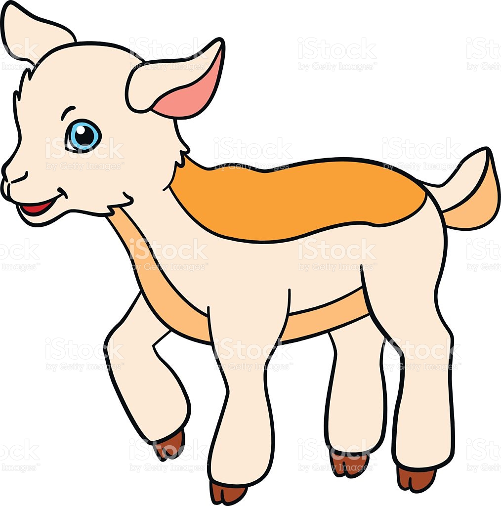 1014x1024 Farm Animals Clipart Goat Kid