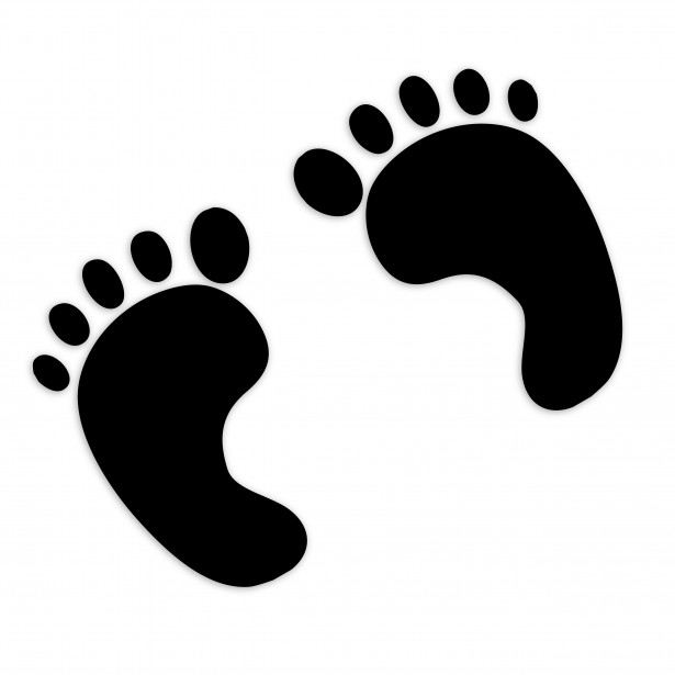 615x615 Baby Feet Clip Art 3