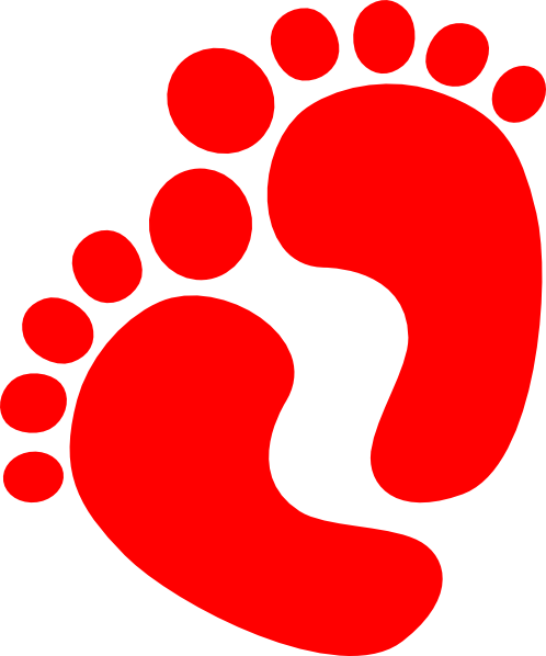 498x598 Baby Feet Clip Art Clipart 2