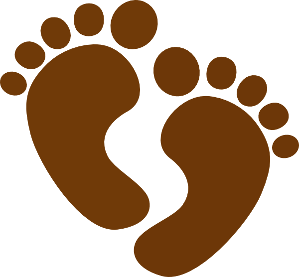 600x556 Baby Feet Clip Art