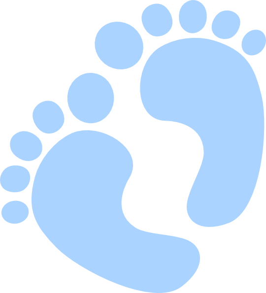 540x595 Baby Feet Clip Art