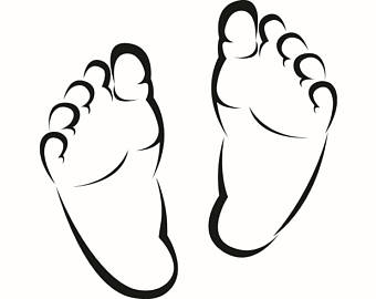 340x270 Feet Clipart Baby Shoe