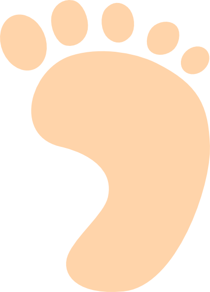 Baby Foot Clipart 