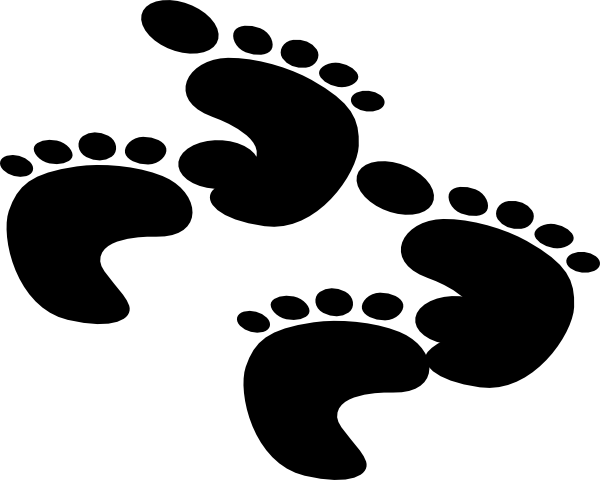 600x480 Baby Foot Prints Clip Art