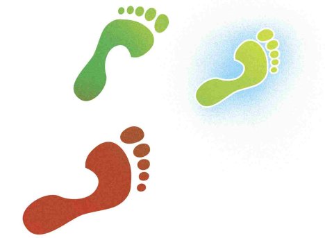468x343 Baby Footprint Clipart Chadholtz