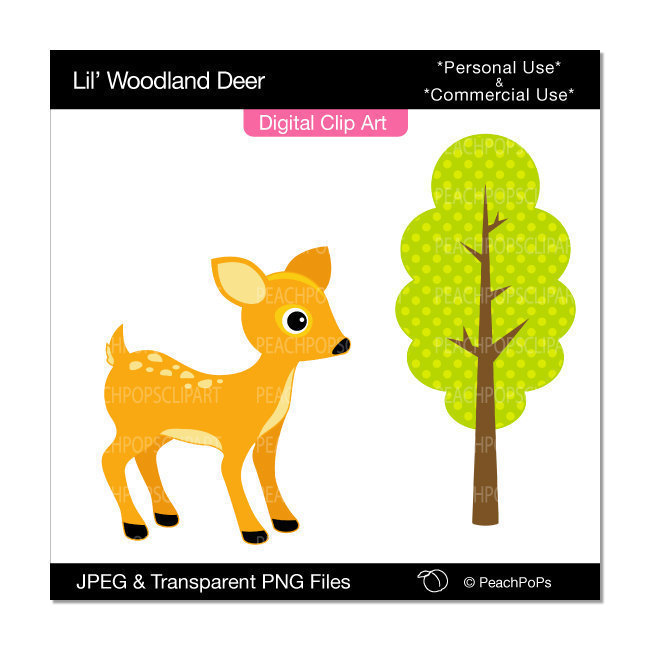 650x650 Cute Baby Deer Animals Clipart