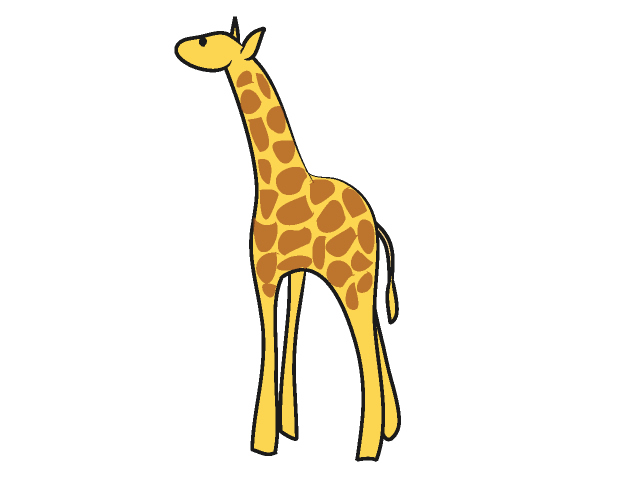 640x480 Free Giraffe Clipart Clipart