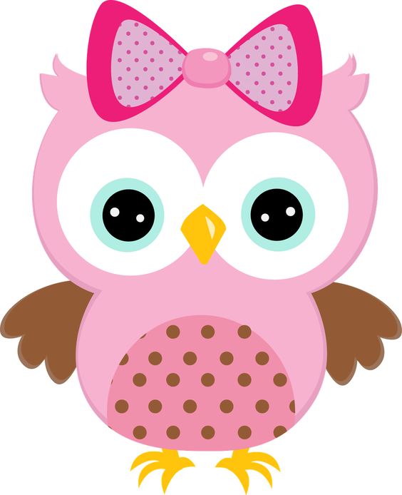 564x694 Baby Girl Owl Clipart