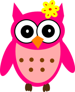 243x299 Baby Girl Owl With Bow Clip Art