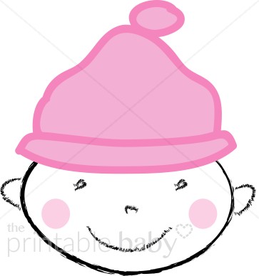 363x388 Baby With Hat Clipart Baby Girl Clipart