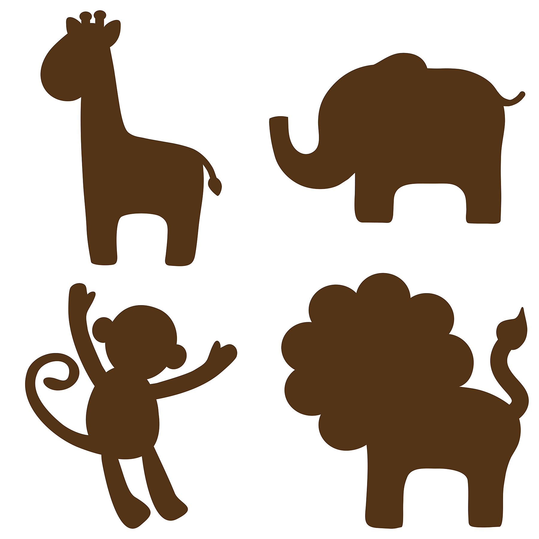 1800x1800 Safari Clipart Baby Elephant