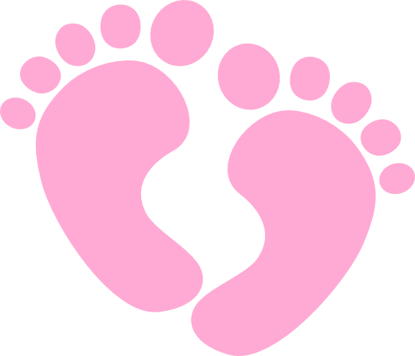 600x514 Baby Feet Clip Art