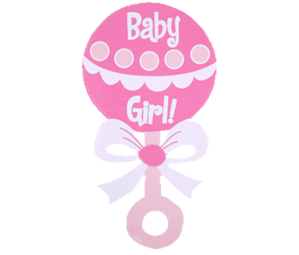 600x512 Baby Girl Rattle Clipart