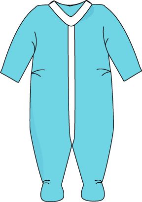288x409 Baby Vest Clipart