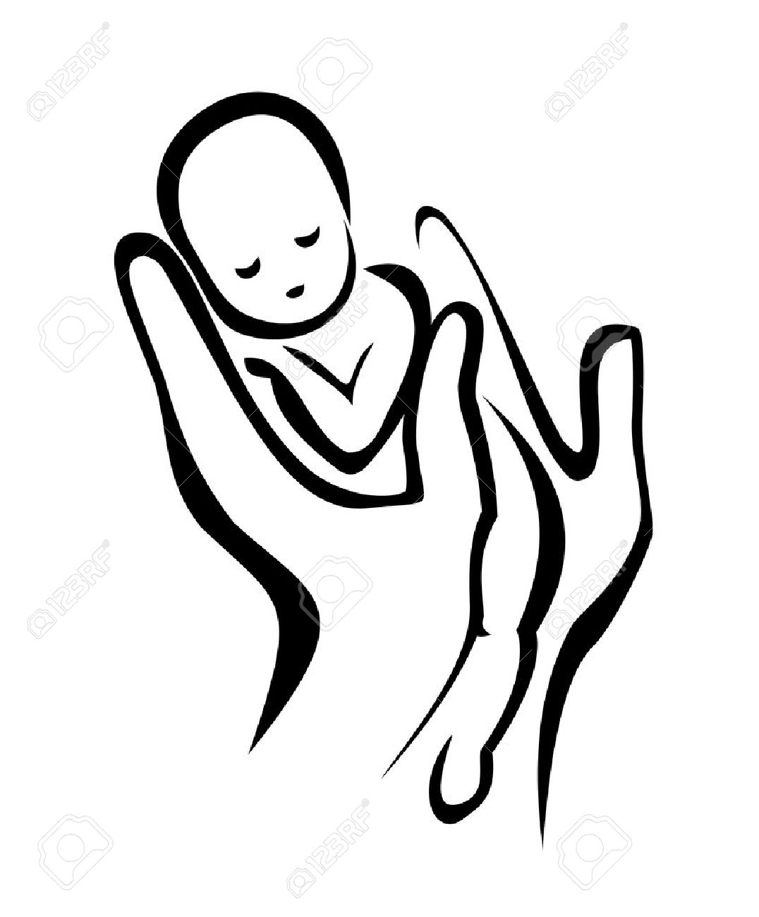 1076x1300 Baby Hands Clipart