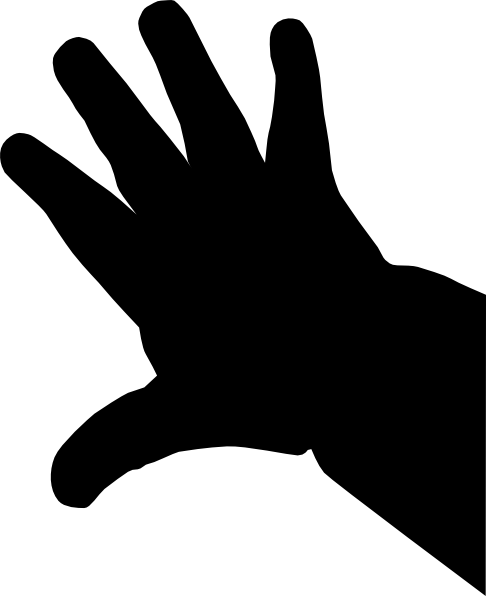 486x596 Baby Hand Clip Art