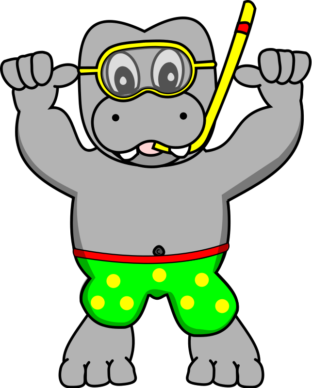 643x800 Hippo Clipart Comic