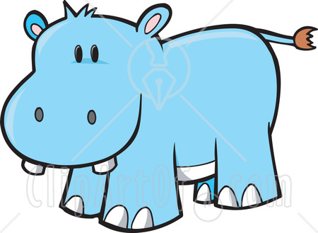 450x329 Baby Animal Clipart Baby Hippo