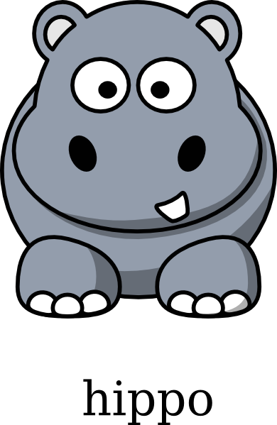 390x599 Baby Hippo Clipart Kid