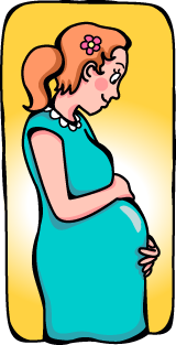 160x313 Clipart Pregnancy