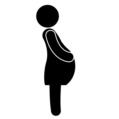 500x500 Pregnant Clip Art