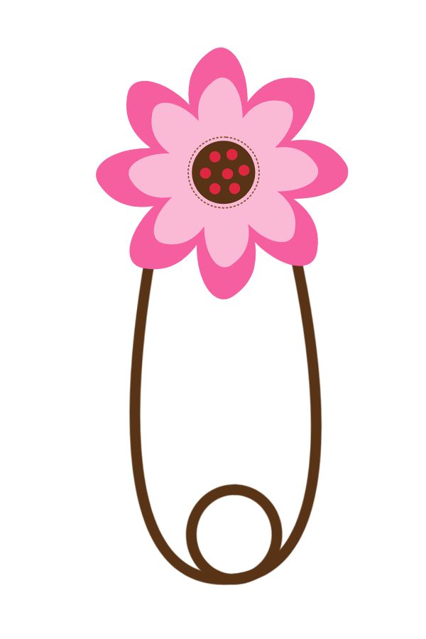 600x900 Pink Clipart Safety Pin