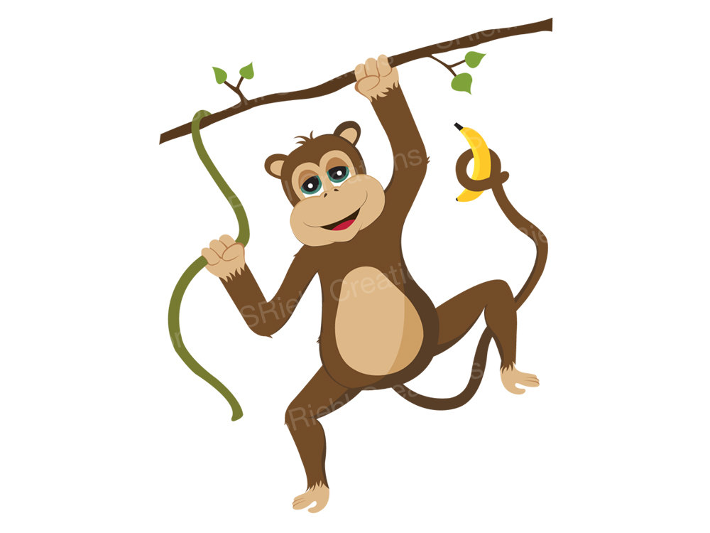 1000x750 Top 92 Spider Monkey Clip Art