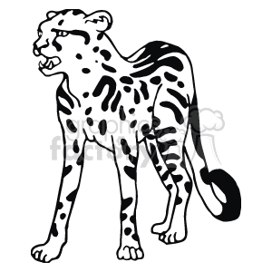 300x300 Royalty Free Jaguar 129267 Vector Clip Art Image