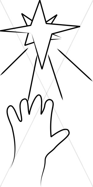 304x612 Star Clipart Jesus