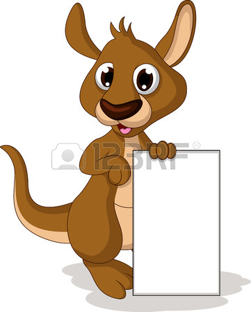 361x450 Cute Baby Kangaroo Cartoon Royalty Free Cliparts, Vectors,