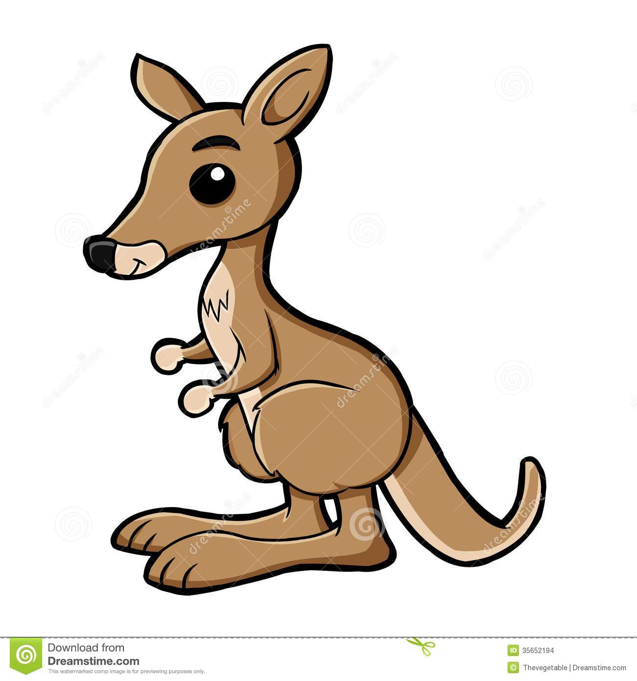 1300x1390 Cute Clipart Kangaroo