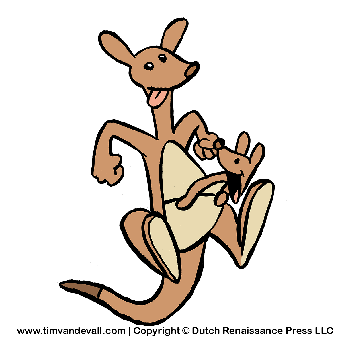 1200x1200 Kangaroo Clipart Image 7