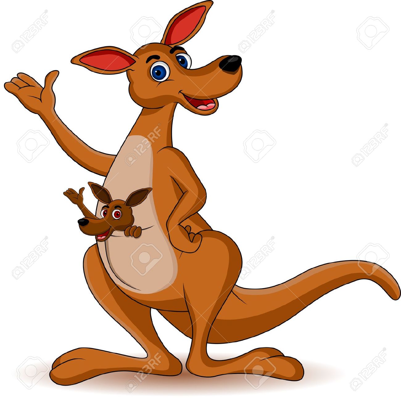 1300x1290 Kangaroo Clipart Mama