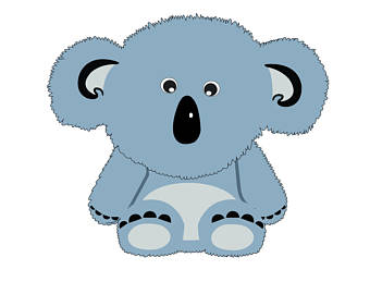 340x270 Koala Clip Art Etsy