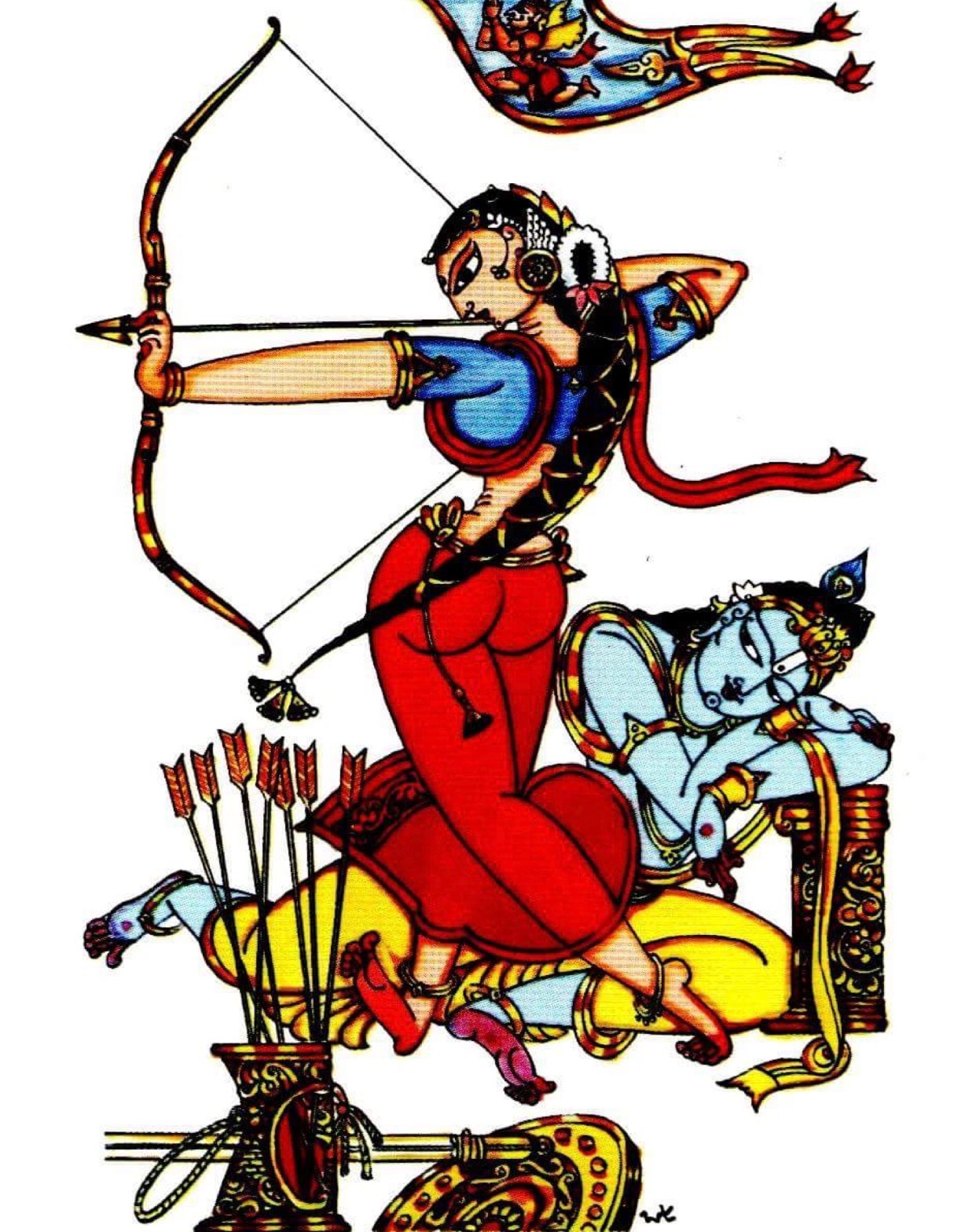 1242x1568 Pin By Gowtham Krishna On Art Indian Art, Krishna